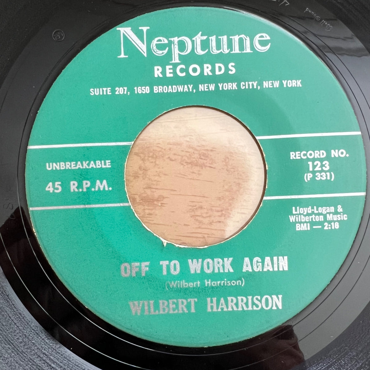 Wilbert Harrison - Off To Work Again / 1. US-Press. 1961 - (VG++/Neutral)