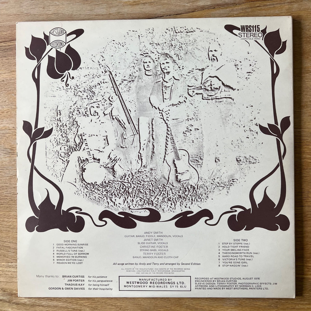 Second Edition - Not Really Bluegrass / 1. UK-Press. 1977 - (M-/VG++)