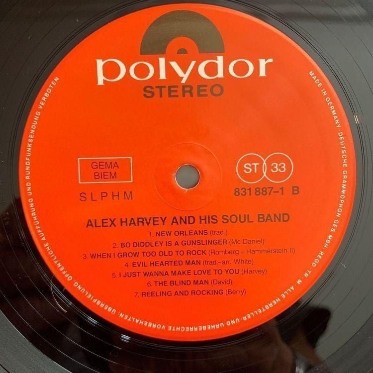Alex Harvey & His Soul Band - Same / D-Press. 1988 - (M-/M-)