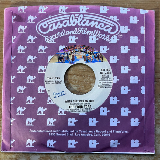Four Tops - When She Was My Girl / 1. US-Press. 1981 - (M-/M-)