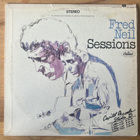 Fred Neil - Sessions / 1. US-Press. 1968 - (VG++/VG+)
