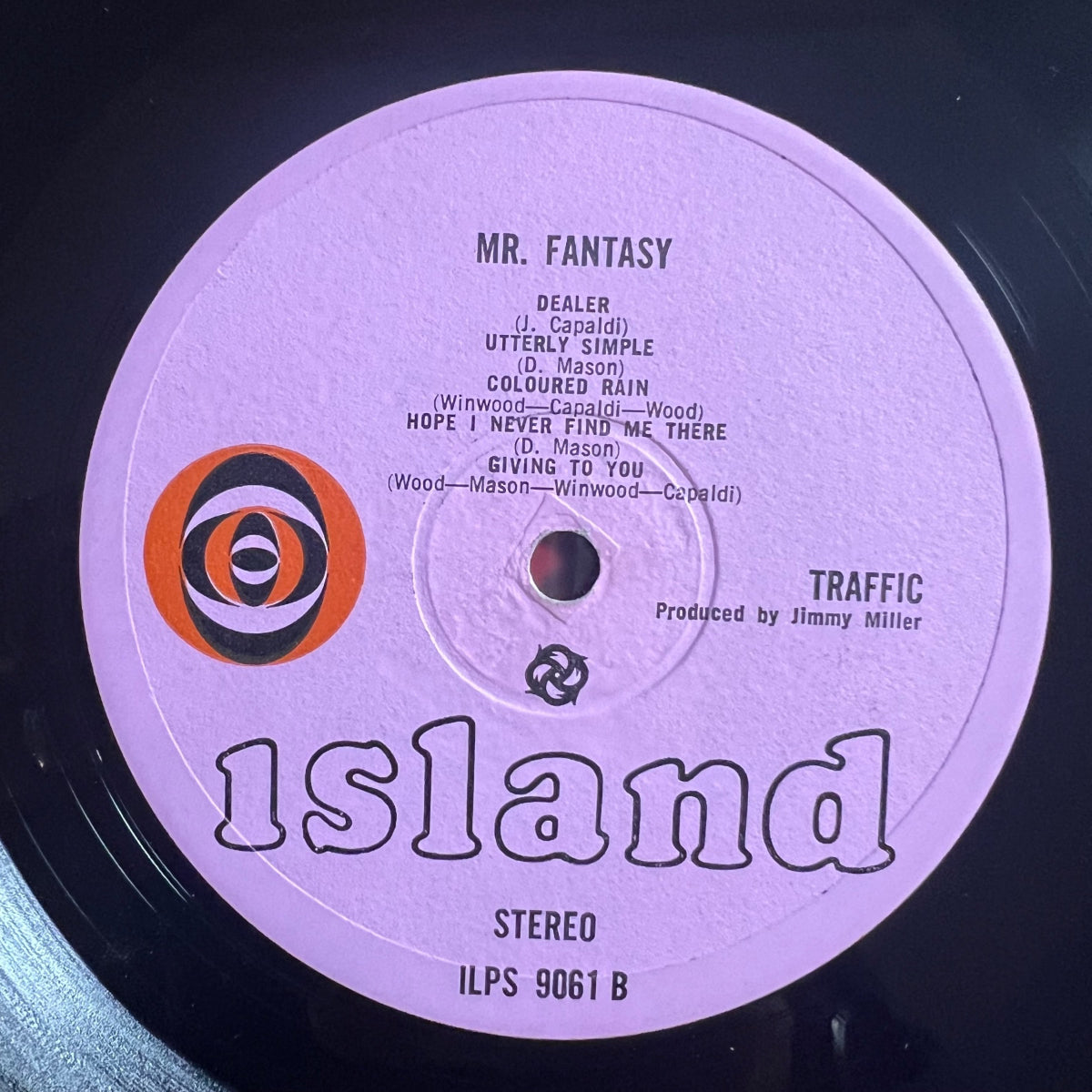 Traffic - Mr. Fantasy / 1. UK-Press. 1967 - Rough Label - (VG++/VG+)