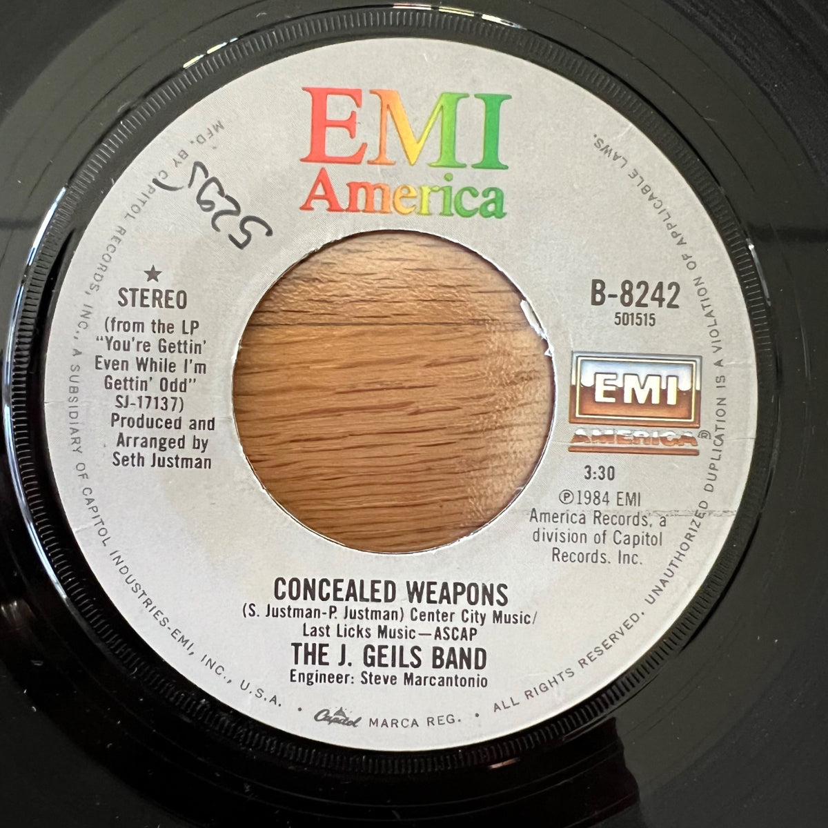 J. Geils Band - Concealed Weapons / 1. US-Press. 1984 - (M-/VG++)