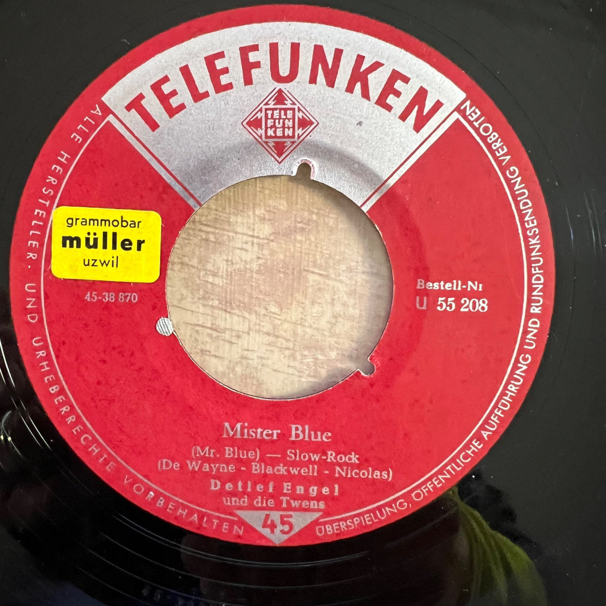 Detlef Engel - Mister Blue / 1. D-Press. 1959 - (VG+/VG+)