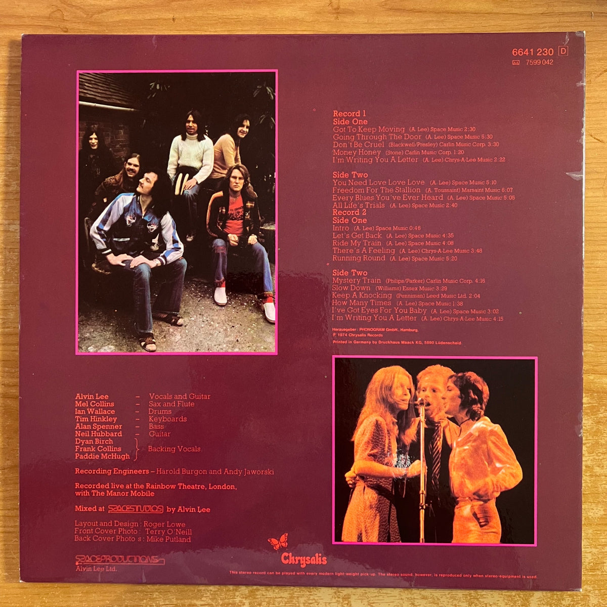 Alvin Lee - In Flight / 2 LP - 1. D-Press. 1974 - (M-/M-)