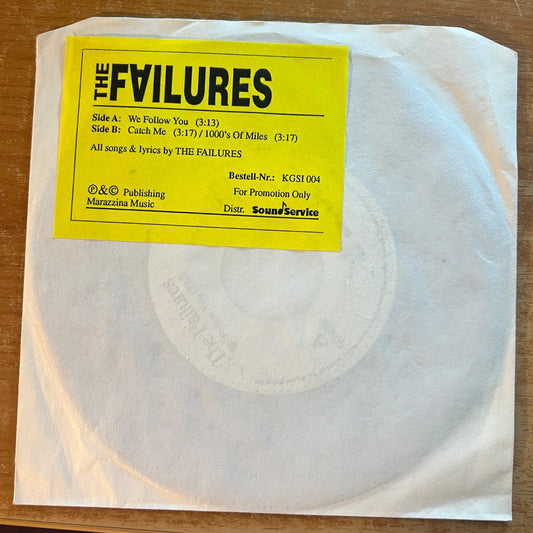 Failures - We Follow You / 7" EP - 1. Swiss-Press. 1992 - (M-/VG+)