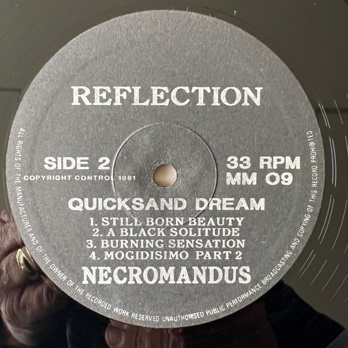 Necromandus - Quicksand Dream / 1. UK-Press. 1991 - (M-/M-)