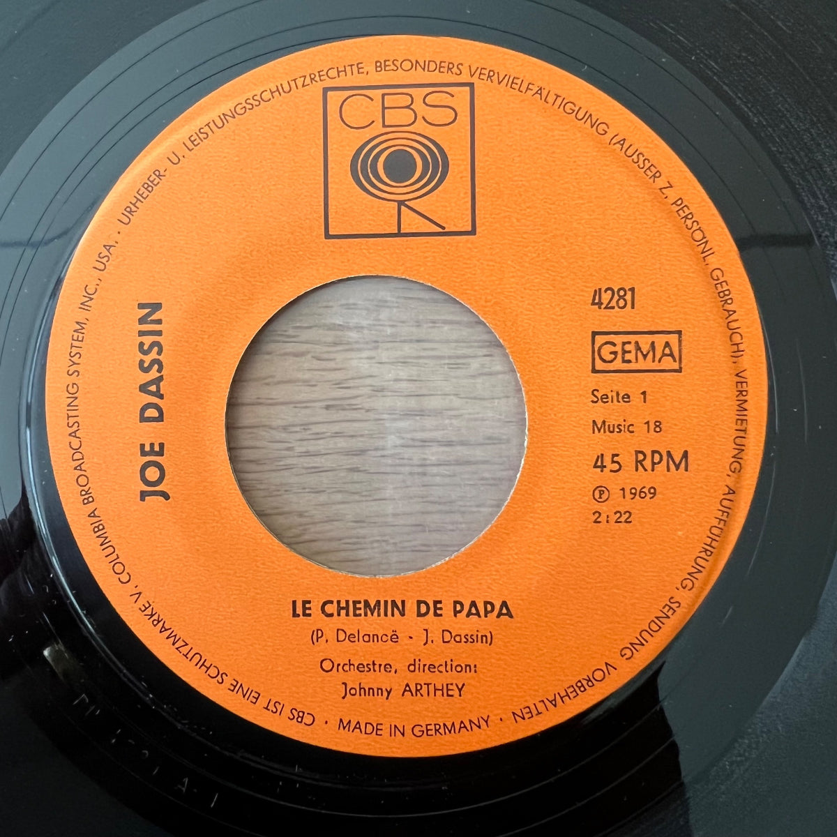 Joe Dassin - Le Chemin De Papa / 1. D-Press. 1969 - (VG+/VG+)