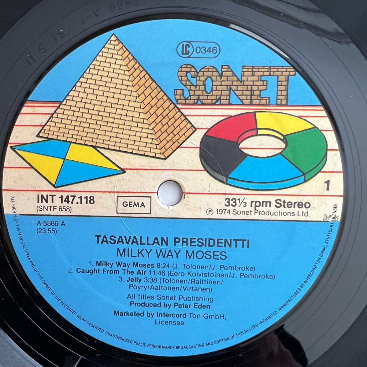 Tasavallan Presidentti - Milky Way Moses / D-Press. RE von 1974 - (M-/VG++)