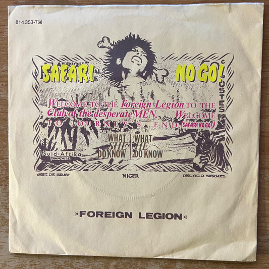 Safari No Go - Foreign Legion / 1. D-Press. 1983 - (VG++/VG+)