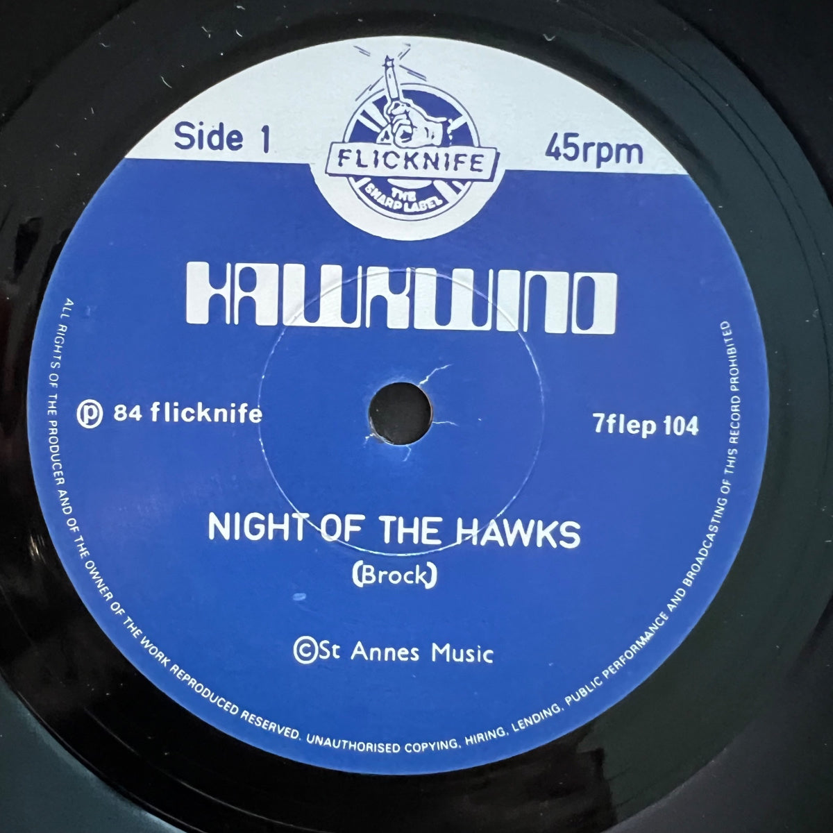 Hawkwind - Night Of The Hawks / 1st UK Press. 1984 - (VG++/VG+)