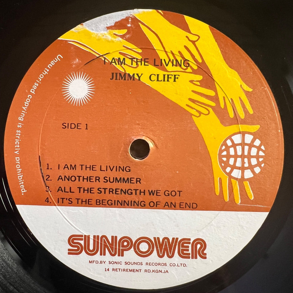 Jimmy Cliff - I Am The Living / 1. Jamaica-Press. 1980 - (VG++/M-)