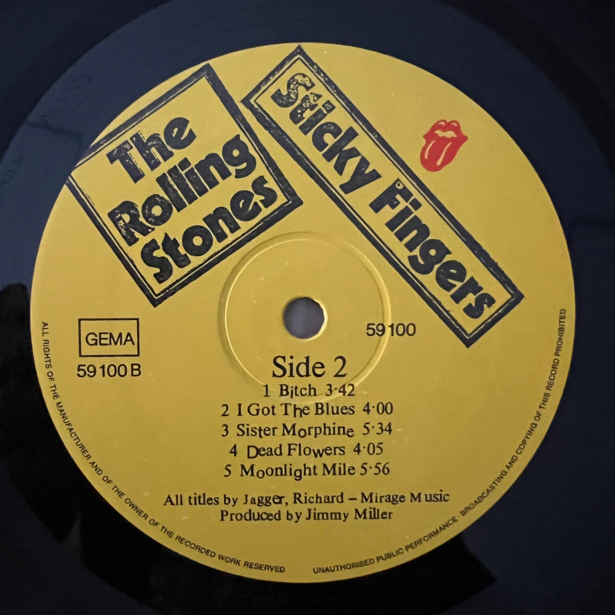 Rolling Stones - Sticky Fingers / 1. D-Press. 1971 - Misprint - (M-/VG++)