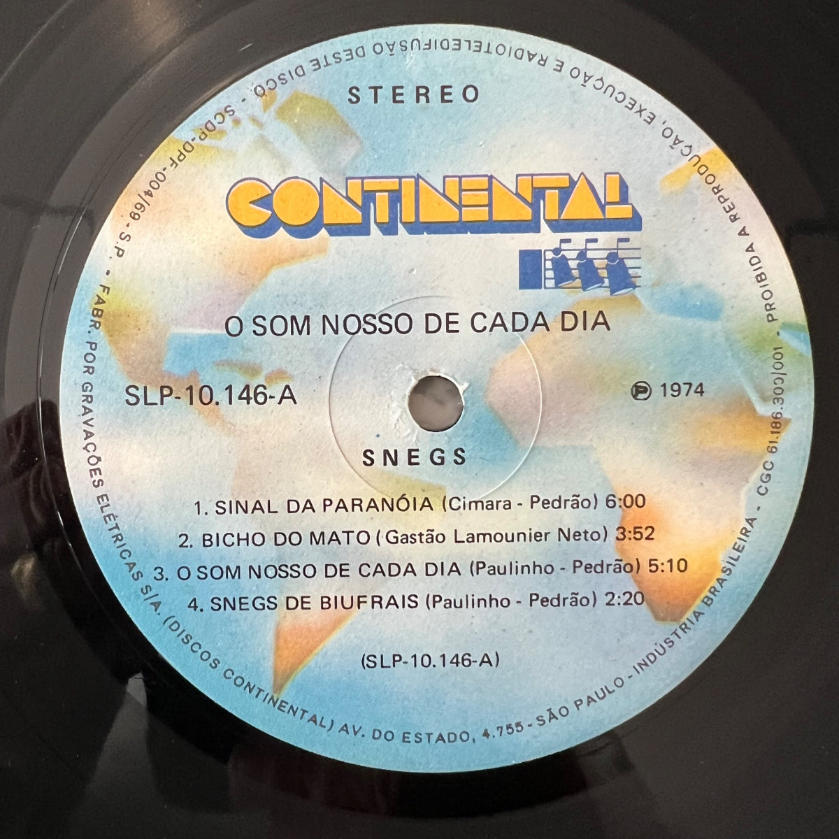 Som Nosso De Cada Dia - Snegs / 1. Brazil-Press. 1974 - (M-/VG+)