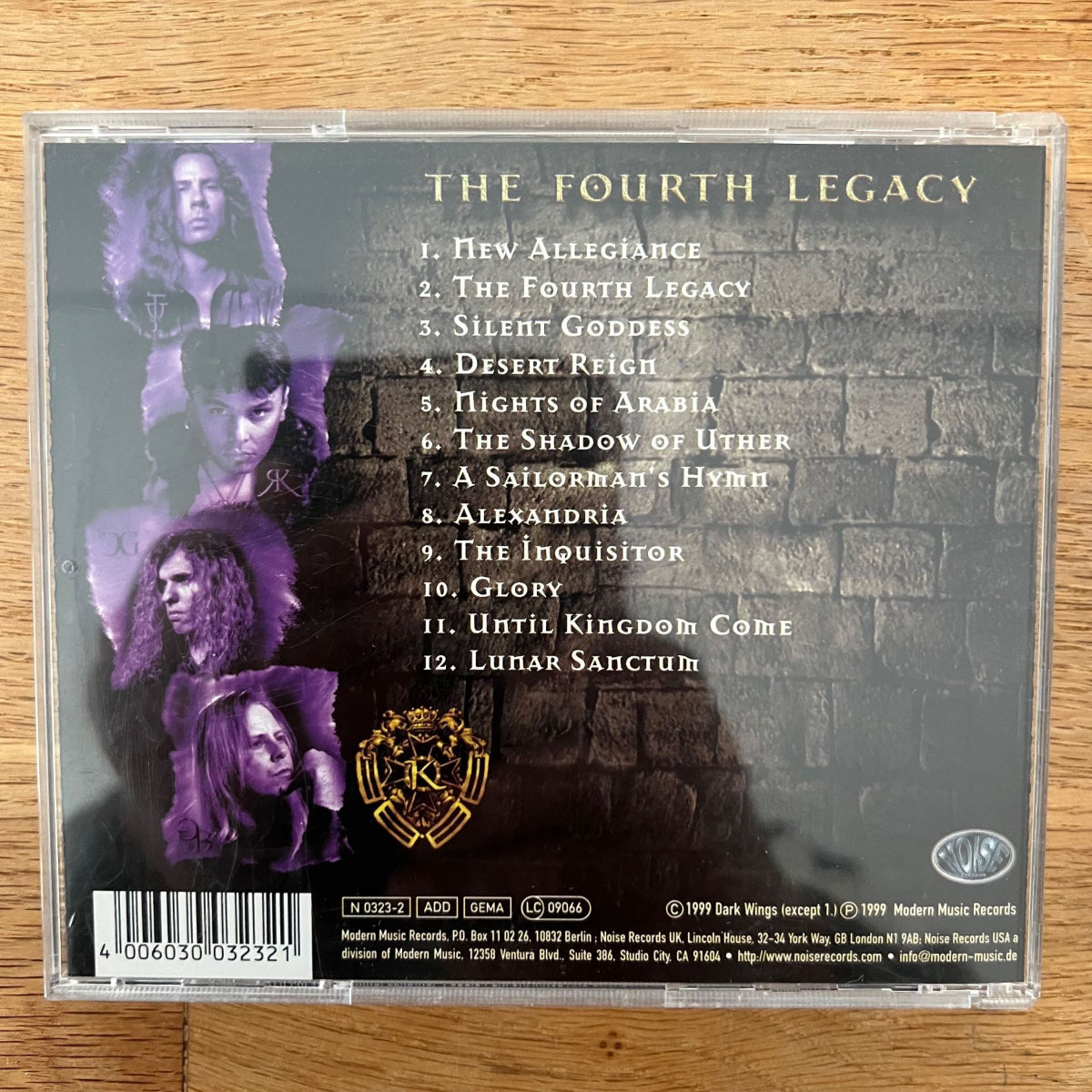 Kamelot - The Fourth Legacy / CD - 1. D-Press. 1999 - (M-/M-)