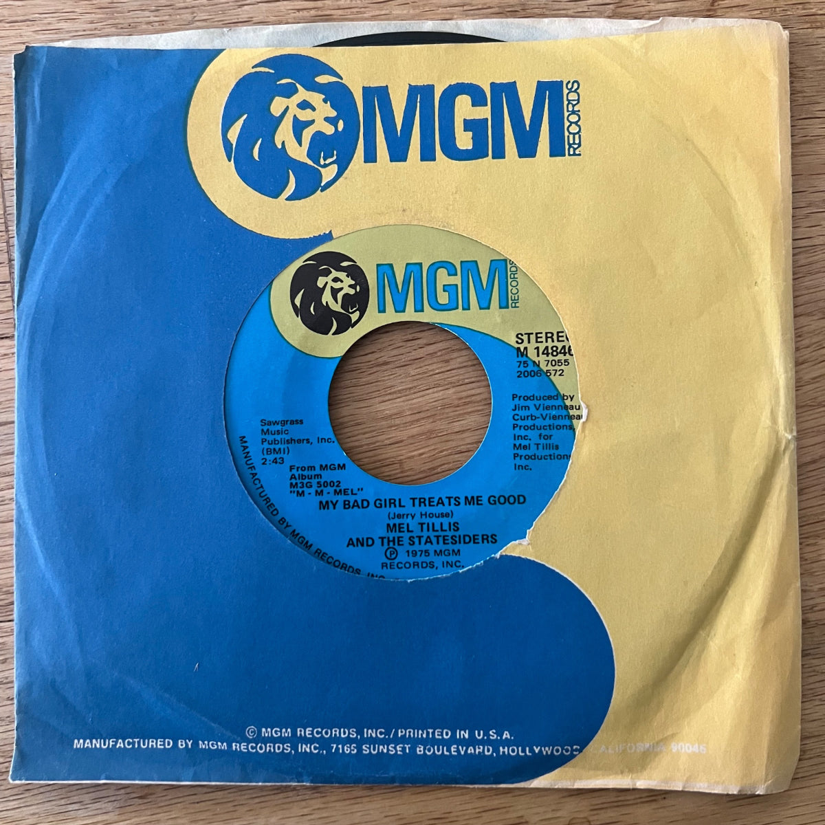 Mel Tillis & Statesiders - Mental Revange / 1. US-Press. 1976 - (M-/VG+)