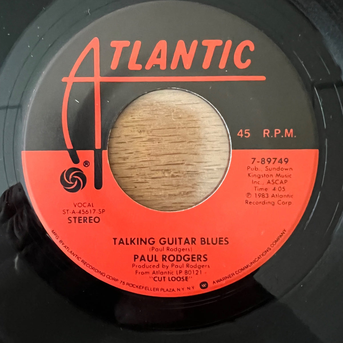 Paul Rodgers - Cut Loose / 1. US-Press. 1983 - (M-/VG++)