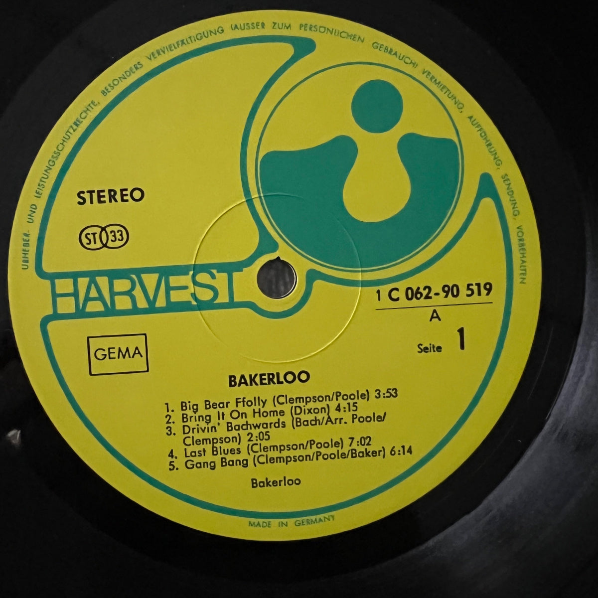 Bakerloo - Same / 1. D-Press. 1969 - (M-/M-)