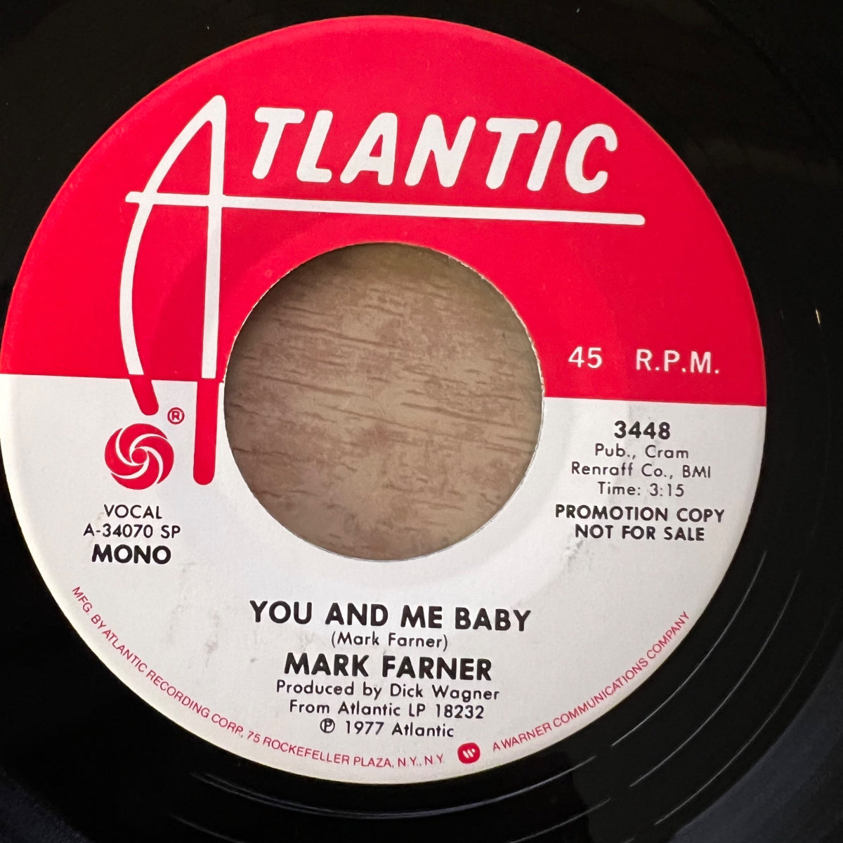 Mark Farner (Grand Funk Railroad) - You And Me Baby / US-Promo 1977 - (M-/Neutral)