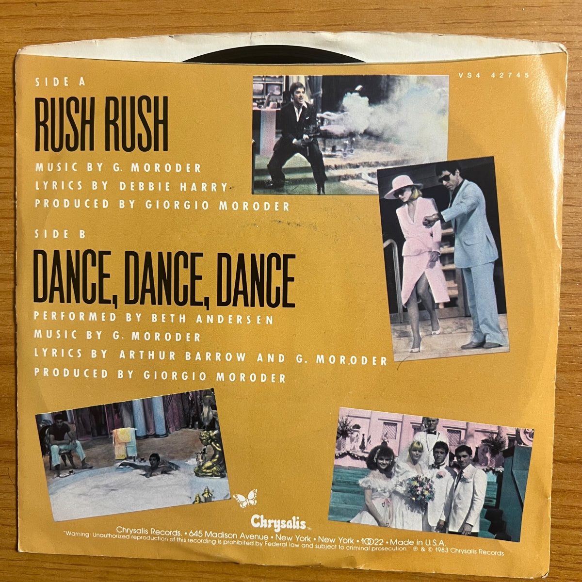 Debbie Harry - Rush, Rush / 1. US-Press. 1983 - (M-/M-)