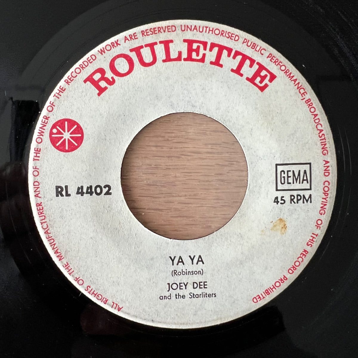 Joey Dee & The Starlighters - Ya Ya / 1. D-Press. 1962 - (VG/VG+)