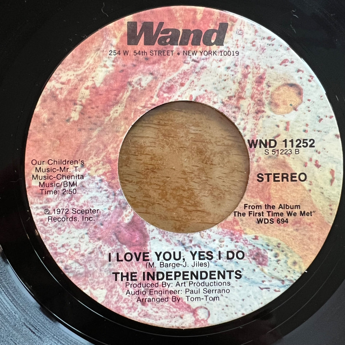 Independents - Leaving Me / 1er pressage US. 1972 - (VG++/Neutre)
