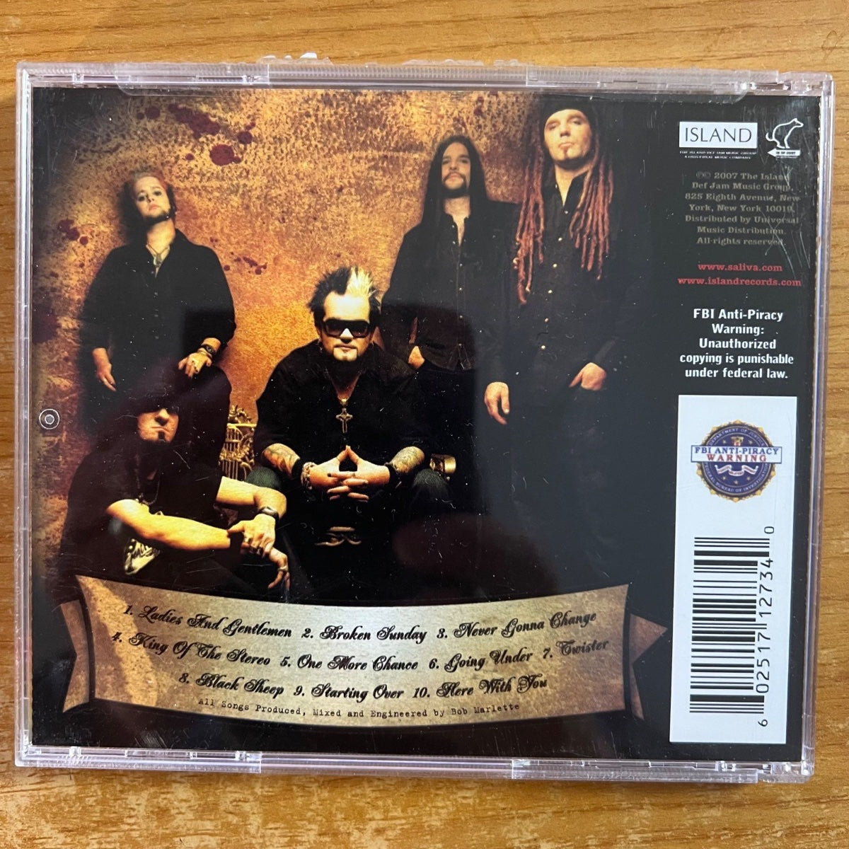 Saliva - Blood Stained Love Story / CD - 1ère édition américaine 2007 - (M-/M-)