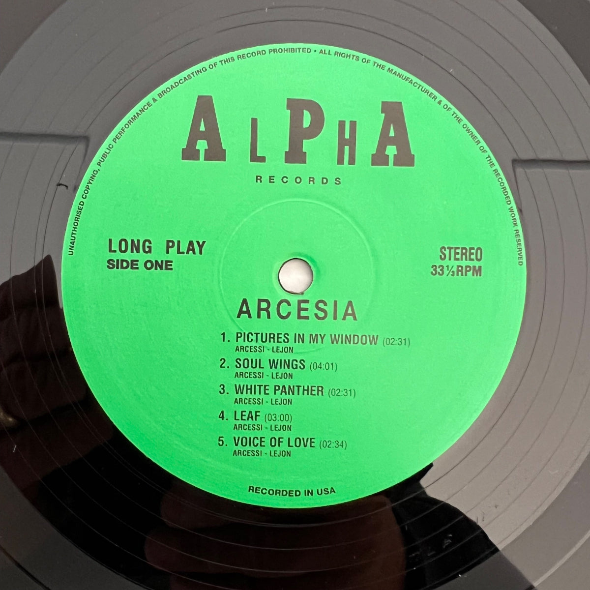 Arcesia - Reachin' / D-Press. 1997 - (M-/VG++)