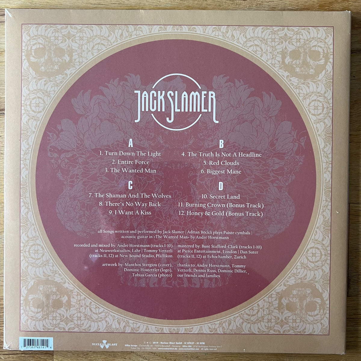 Jack Slamer - Same / 2 LP - EU-Press. 2019 - (Mint & Sealed)