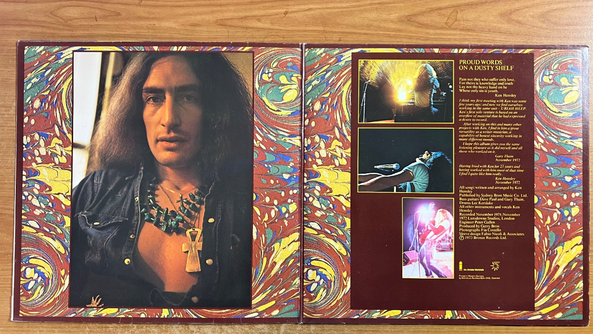 Ken Hensley (Uriah Heep) - Proud Words On A Dusty Shelf - (VG+/VG++)