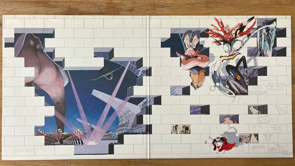 Pink Floyd - The Wall / 1. Japan-Press. incl. Poster - (M-/M-)