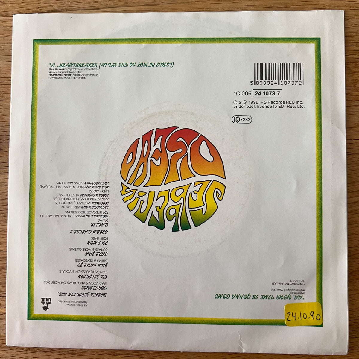 Dread Zeppelin - Heartbreaker / 1. EU-Press. 1990 - (VG++/VG++)