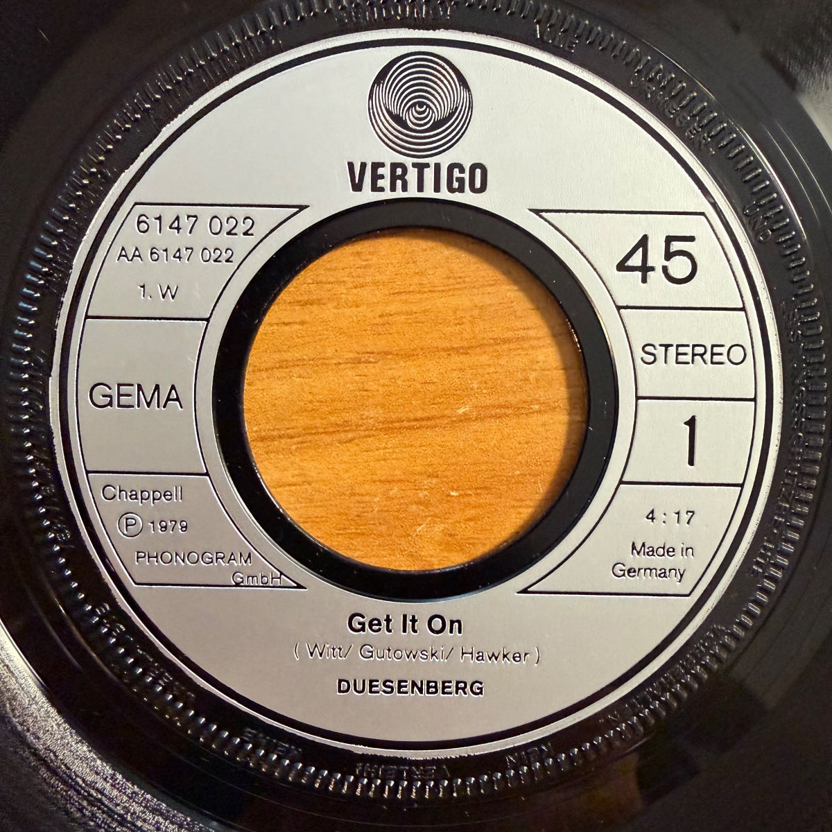 Duesenberg - Get It On / 1. D-Press. 1979 - (M-/VG+)