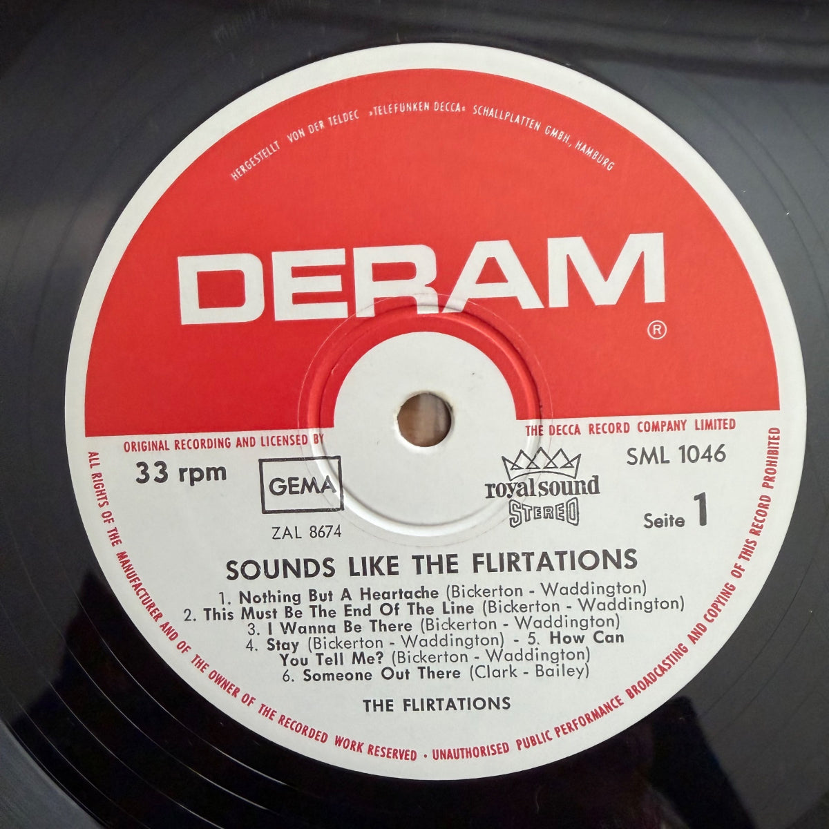 Flirtations - Sound Like The Flirtation / 1. D-Press. 1969