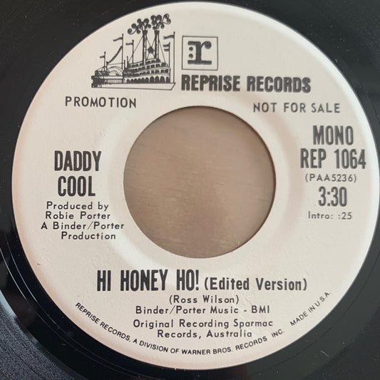 Daddy Cool - Hi Honey Ho! / US-Promo 1971 - (M-/Neutral)