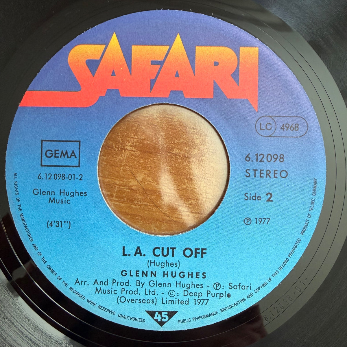 Glenn Hughes - I Found A Woman / 1re presse. 1977