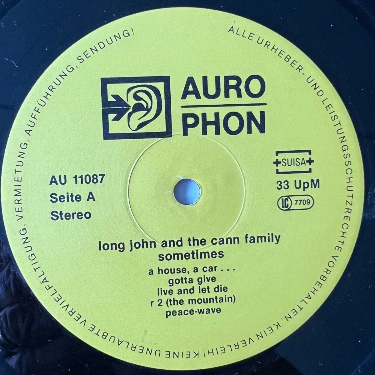 Long John & The Cann Family - Sometimes / 1. Swiss-Press. 1982 - Signed - (VG+/VG++)