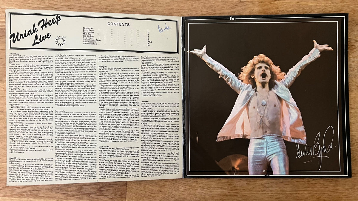 Uriah Heep - Live / 2 LP - 1. UK-Press.1973 - (M-/VG++)