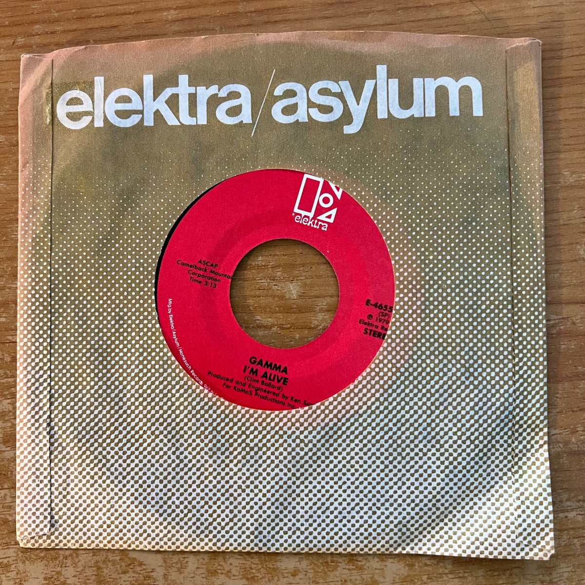 Gamma - I'm Alive / 1. US-Press. 1979 - (M-/VG+)