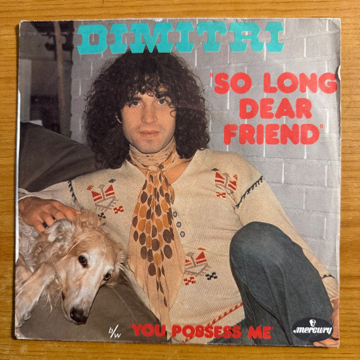 Dimitri - So Long Dear Friend / 1. France-Press. 1975 - (VG+/VG+)
