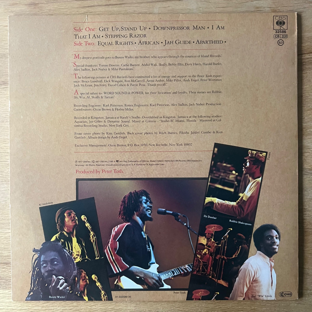 Peter Tosh - Equal Rights / NL-Press. RE - (M-/M-)