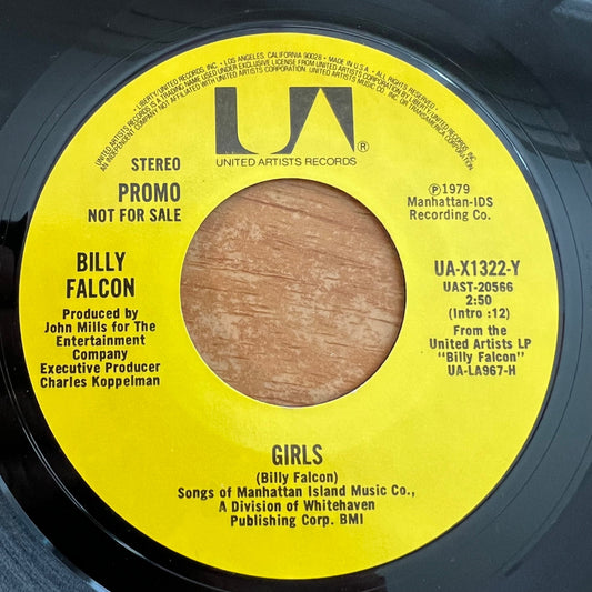 Billy Falcon - Girls / US-Promo 1979 - (M-/Neutral)