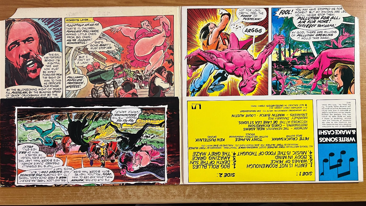 Groundhogs - Who Will Save The World? / 1st US Press. 1972 - (M-/VG+)