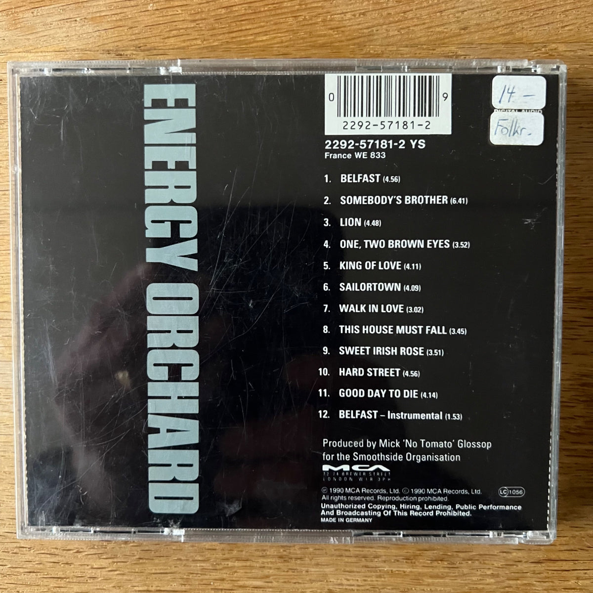 Energy Orchard - Same / CD - 1st D-Press. 1990 - (M-/VG++)