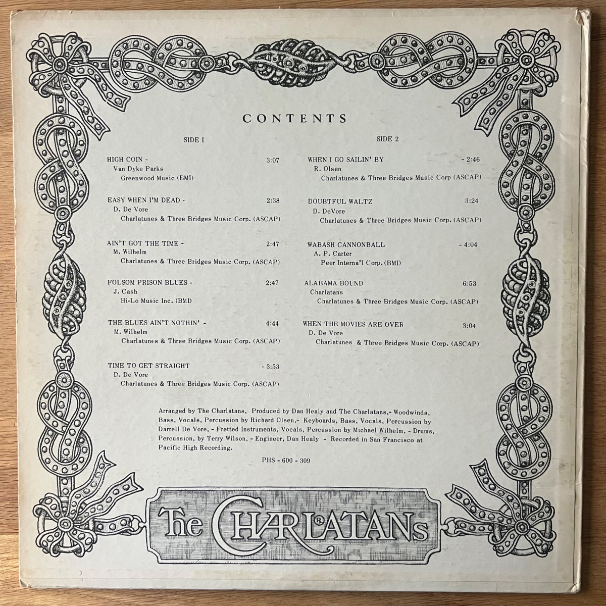 Charlatans - Same / 1. US-Press. 1969 - (M-/VG++)