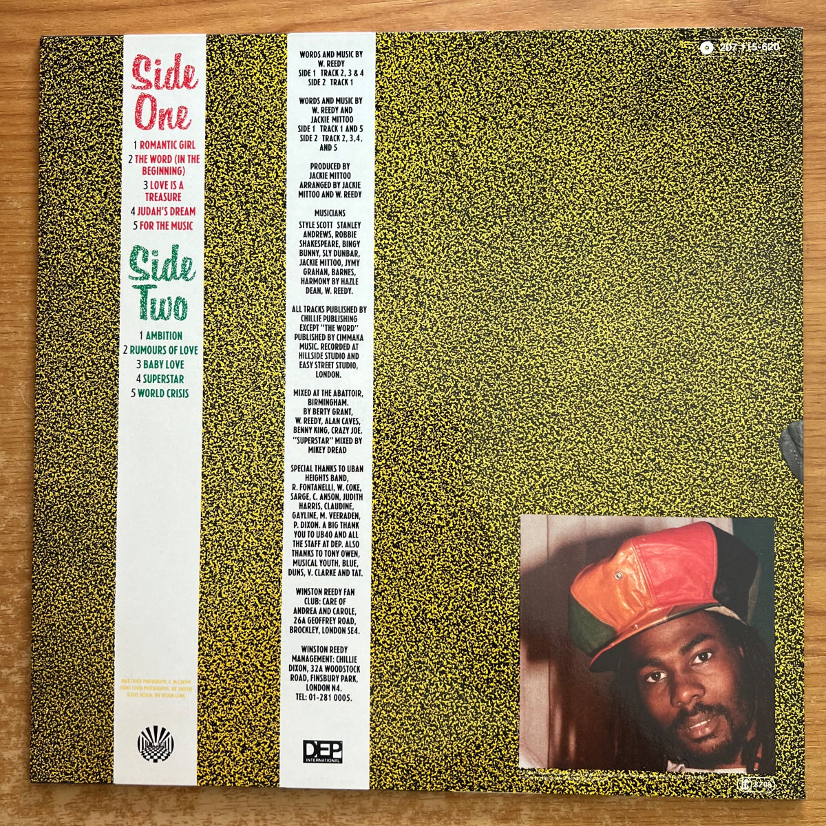 Winston Reedy - Crossover / 1. D-Press. 1985 - (M-/M-)
