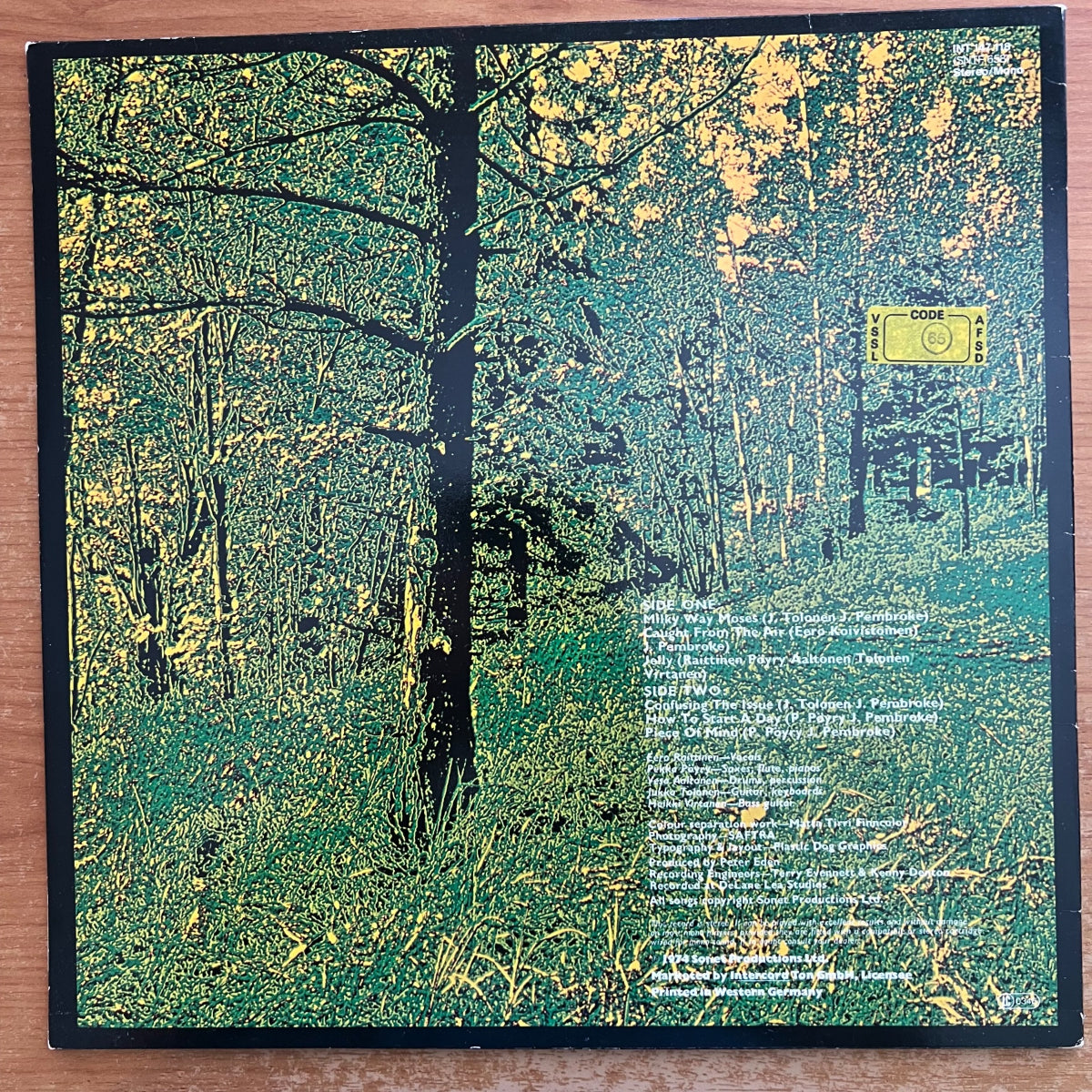 Tasavallan Presidentti - Milky Way Moses / D-Press. RE von 1974 - (M-/VG++)