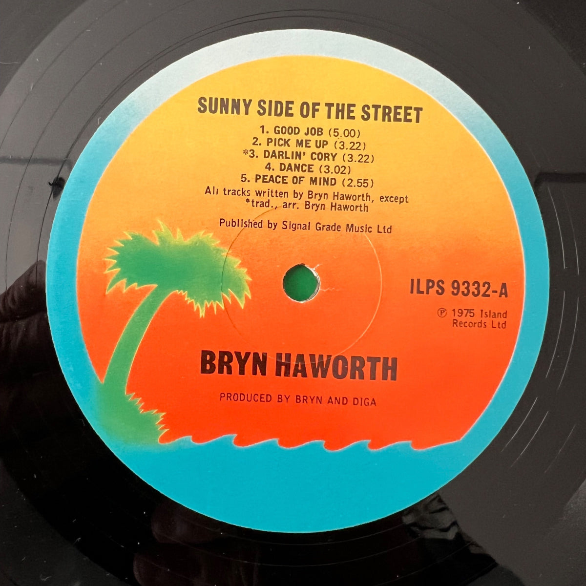 Bryn Haworth - Sunny Side Of The Street / UK-Press. RE - (M-/M-)