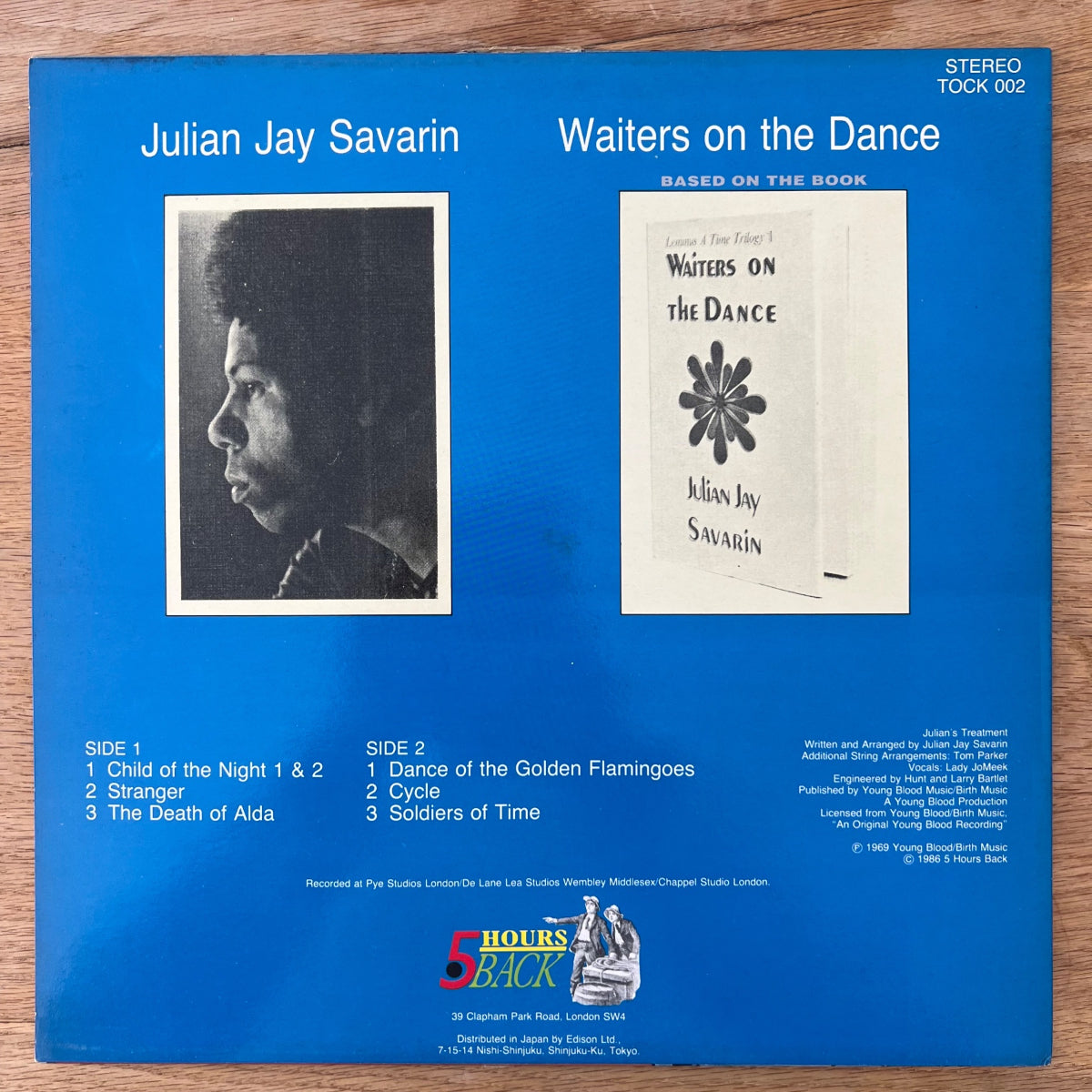Julian Jay Savarin -Waiters on The Dance / UK-Press. 1986 - (M-/M-)