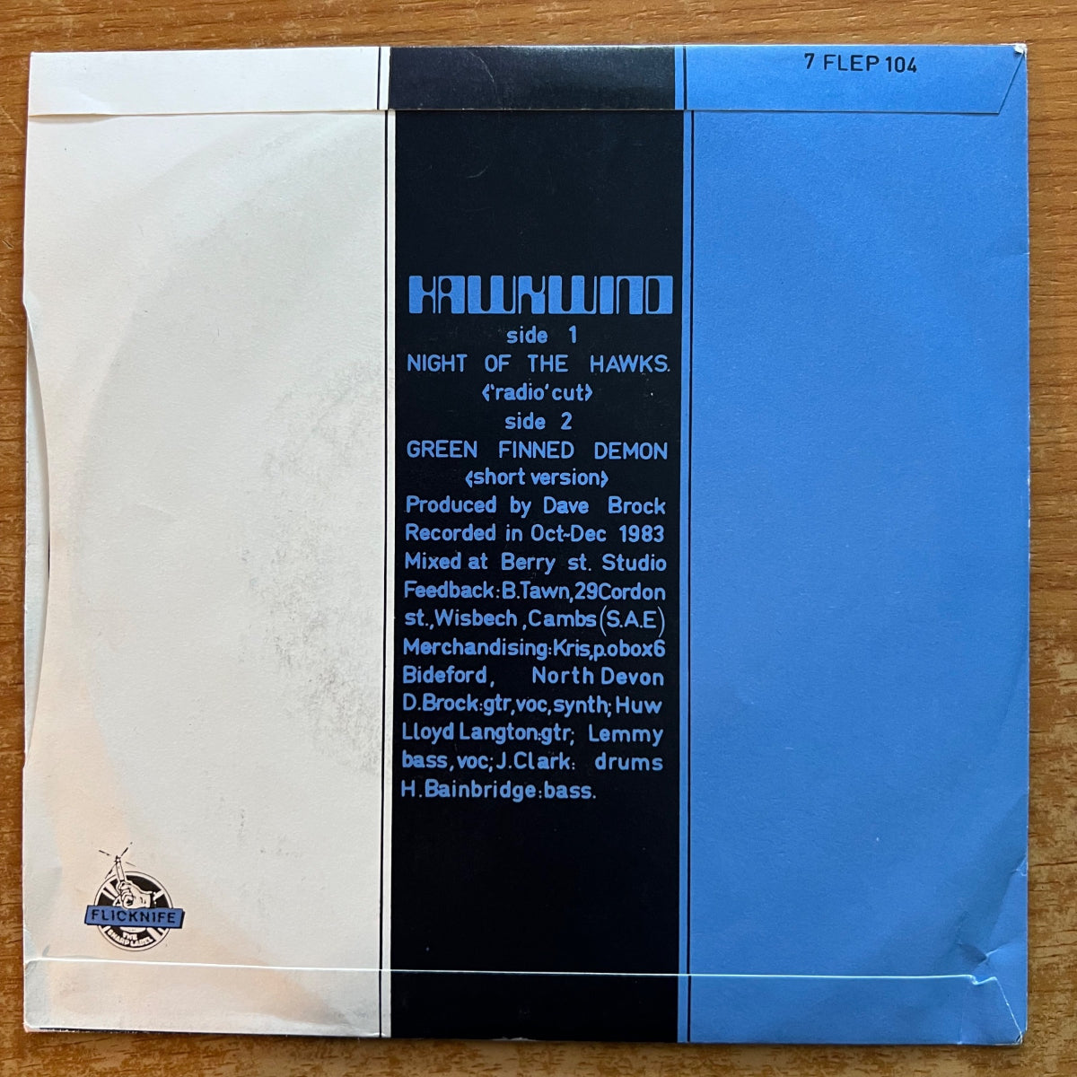 Hawkwind - Night Of The Hawks / 1st UK Press. 1984 - (VG++/VG+)